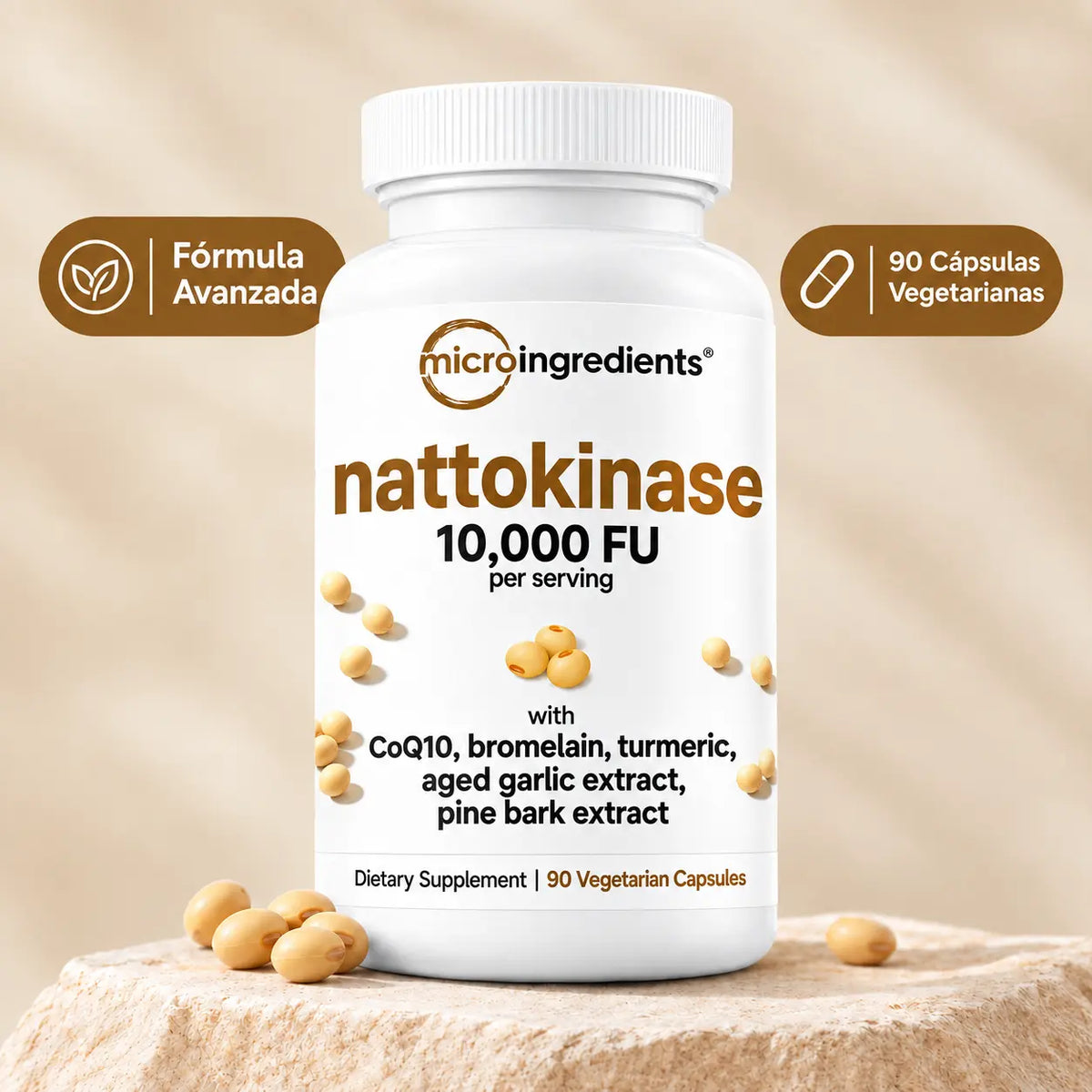 Nattokinase 10,000 FU - Fórmula PREMIUM para tu Circulación